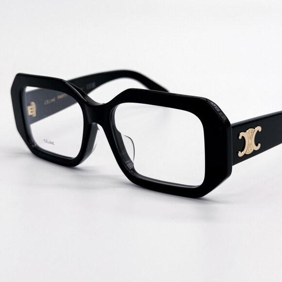 NEW CL50155F 001, GEOMETRIC EYEGLASSES CELINE WOMEN EYEWEAR - Picture 5 of 10